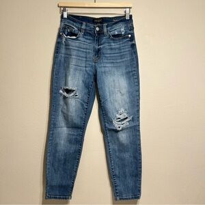 Judy Blue Slim‎ Fit Distressed Medium Wash Jeans Size 5/27